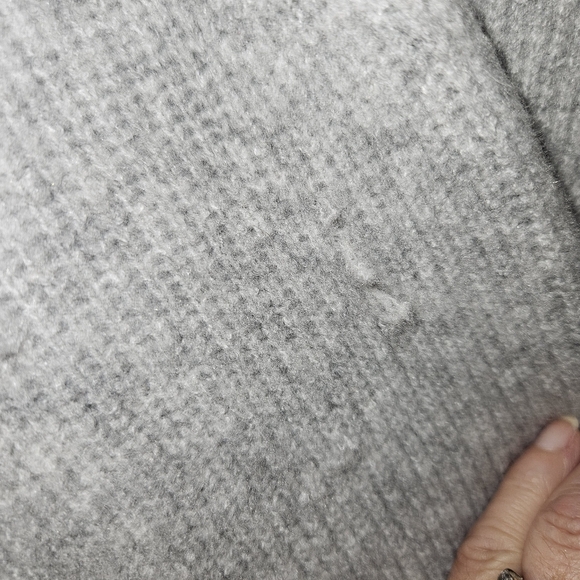 Ann Taylor Cozy Gray Knit Sweater Womens XL - Picture 3 of 6